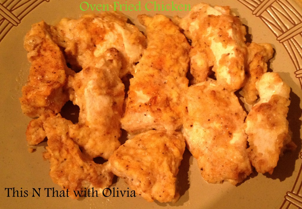 Oven Fried Chicken - Always a hit with a surprise ingredient! Check out the recipe. 