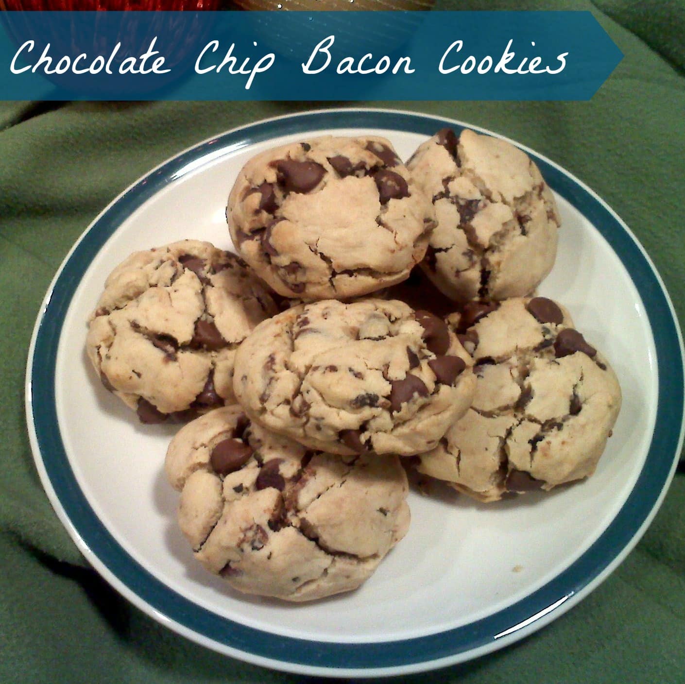 Chocolate chip bacon cookies