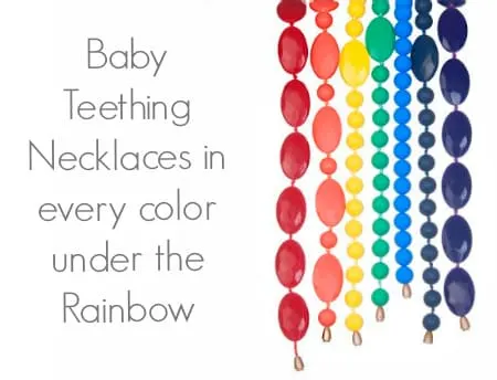 Soothe with Style using Jelly Strands Natural Teething Jewelry. #SummerGuide