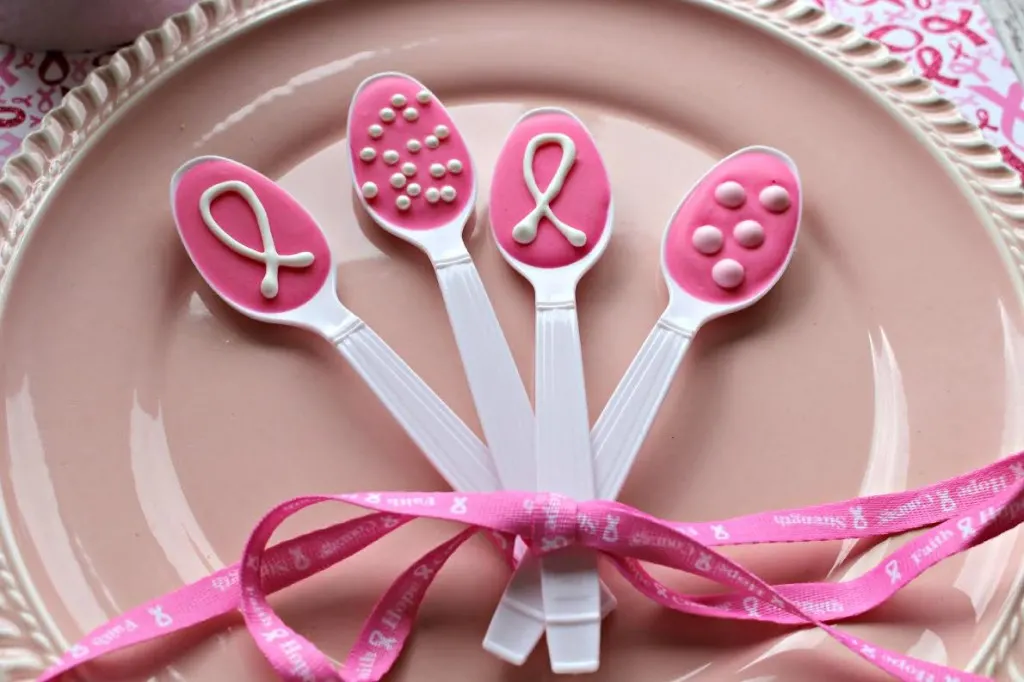 Pink Ribbon Spoons 1