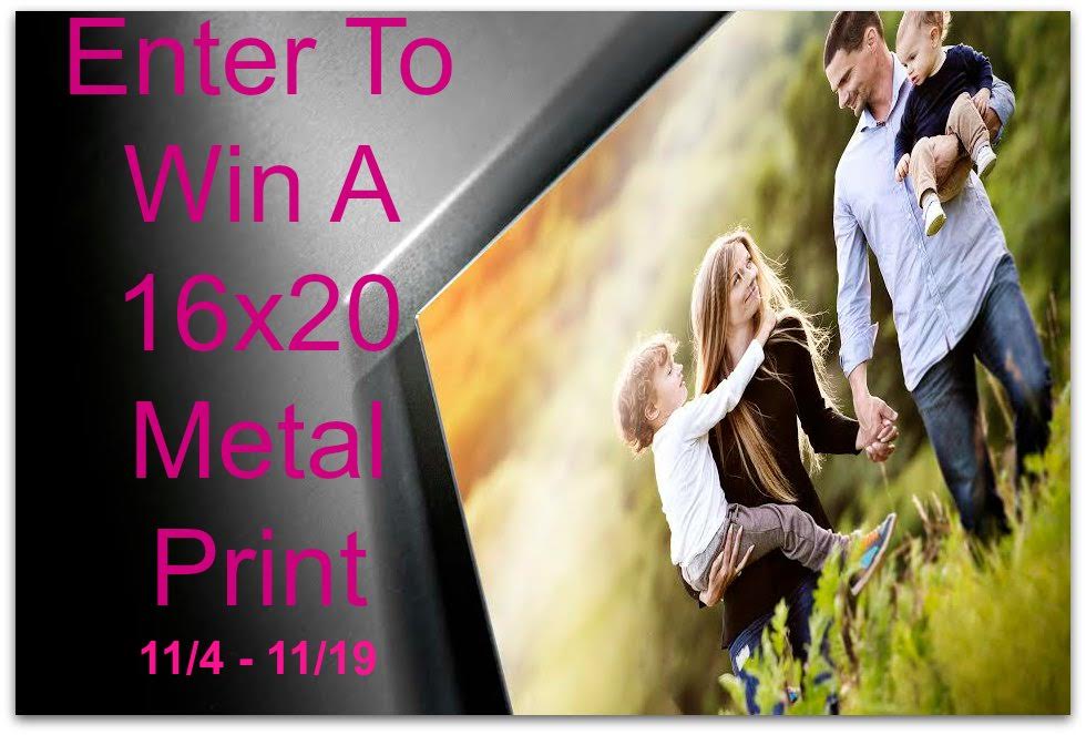 Enter to win a 16x20