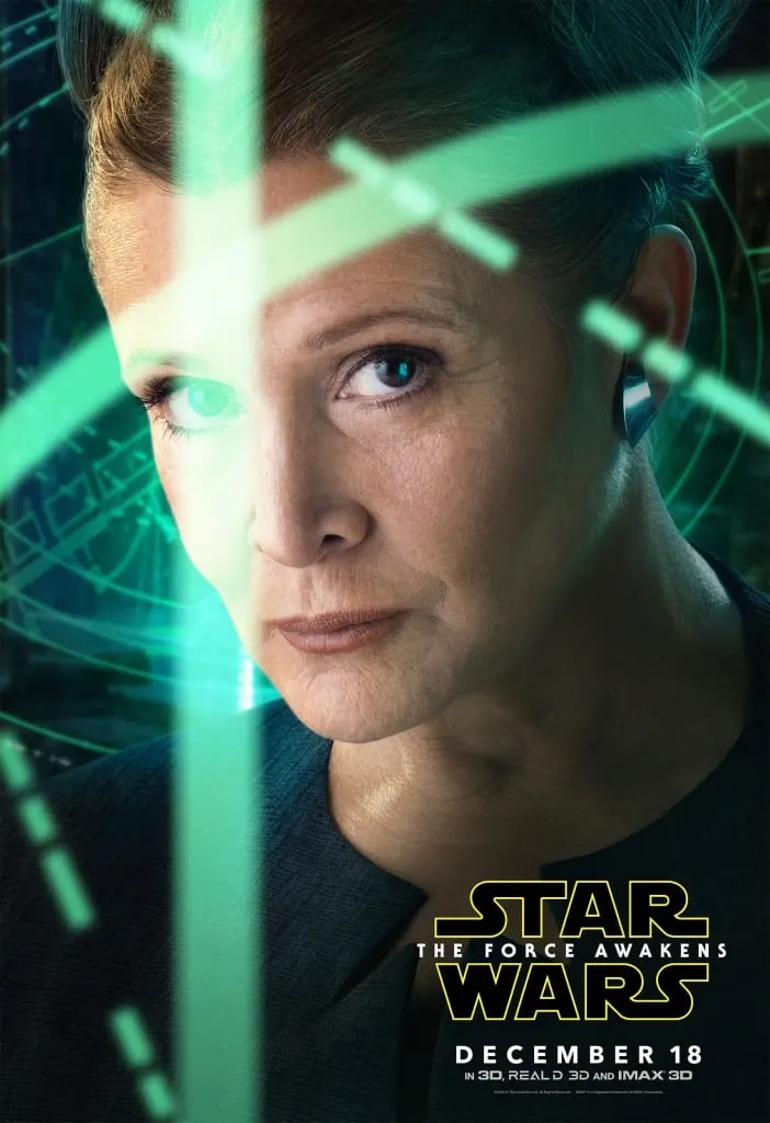 Leia Star Wars Poster! Star Wars: The Force Awakens in theaters 12/15/15