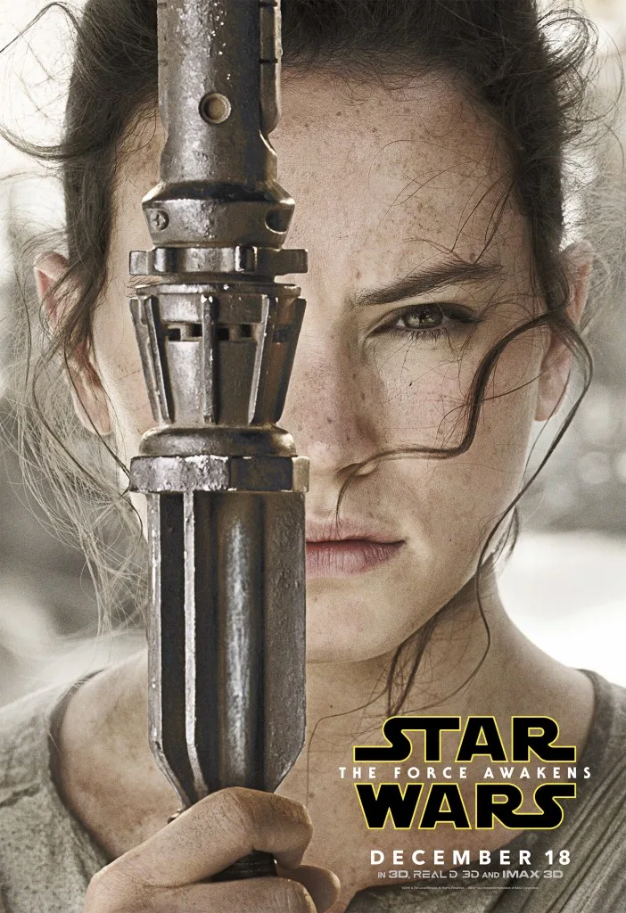 Rey Star Wars Poster! Star Wars: The Force Awakens in theaters 12/15/15