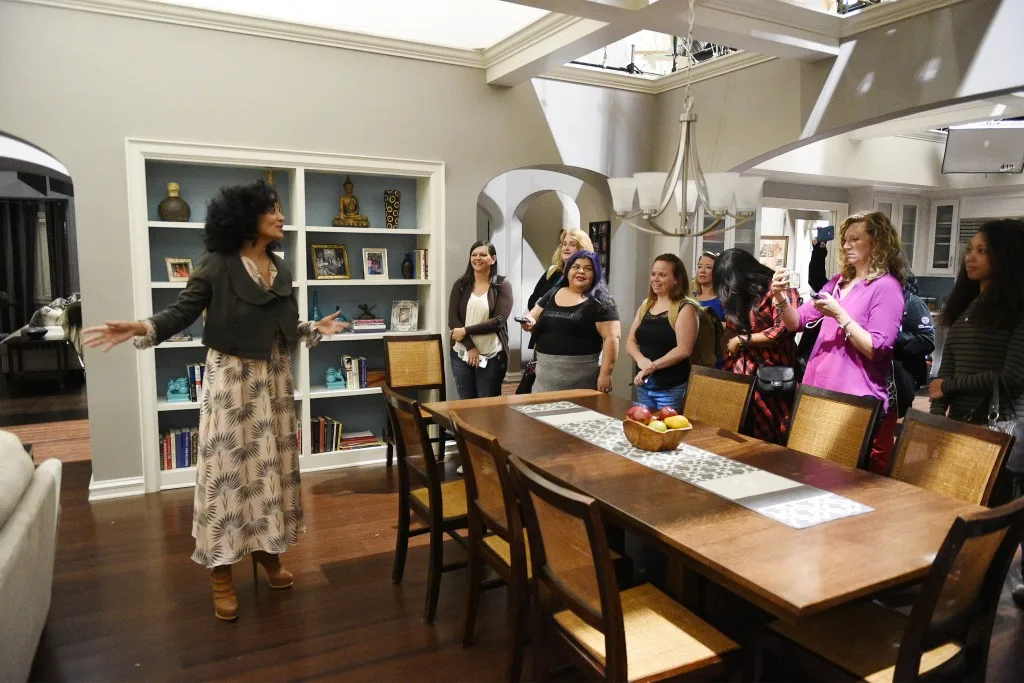 Tracee Ellis Ross giving us a tour of the set of Blackish