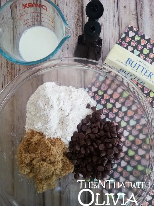 Cookie Dough Heart Ingredients