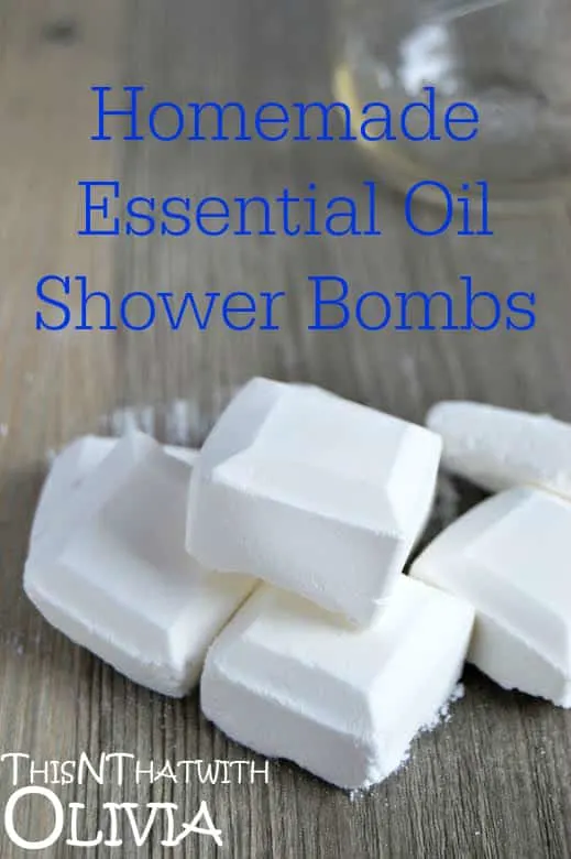 Homemade Essential Oil Shower Bombs