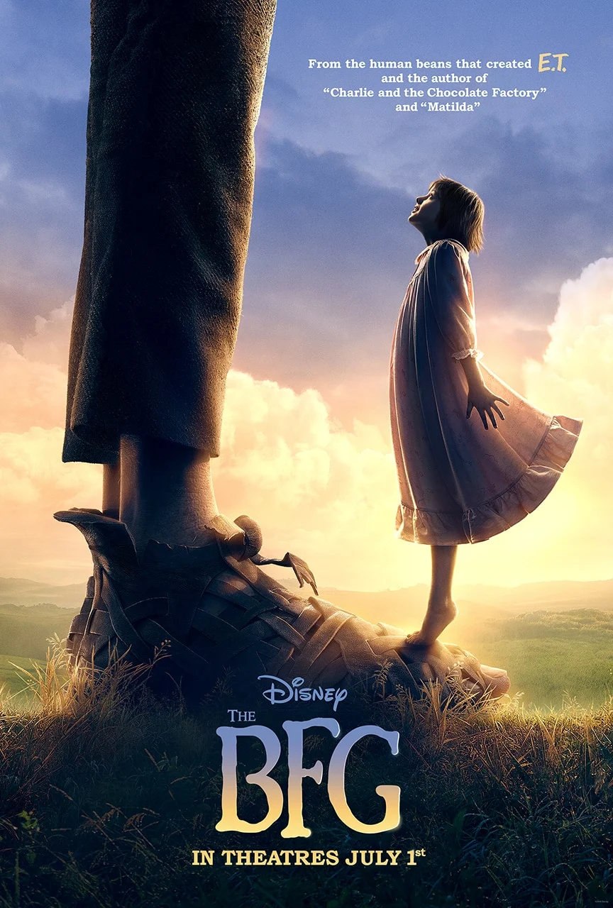 Disney unveils first poster for The BFG, directed by Steven Spielberg!!! #TheBFG