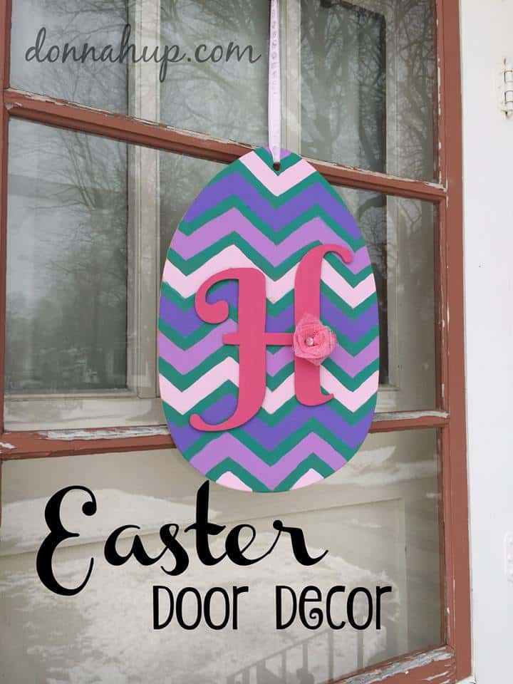DIY Easter Door Decor