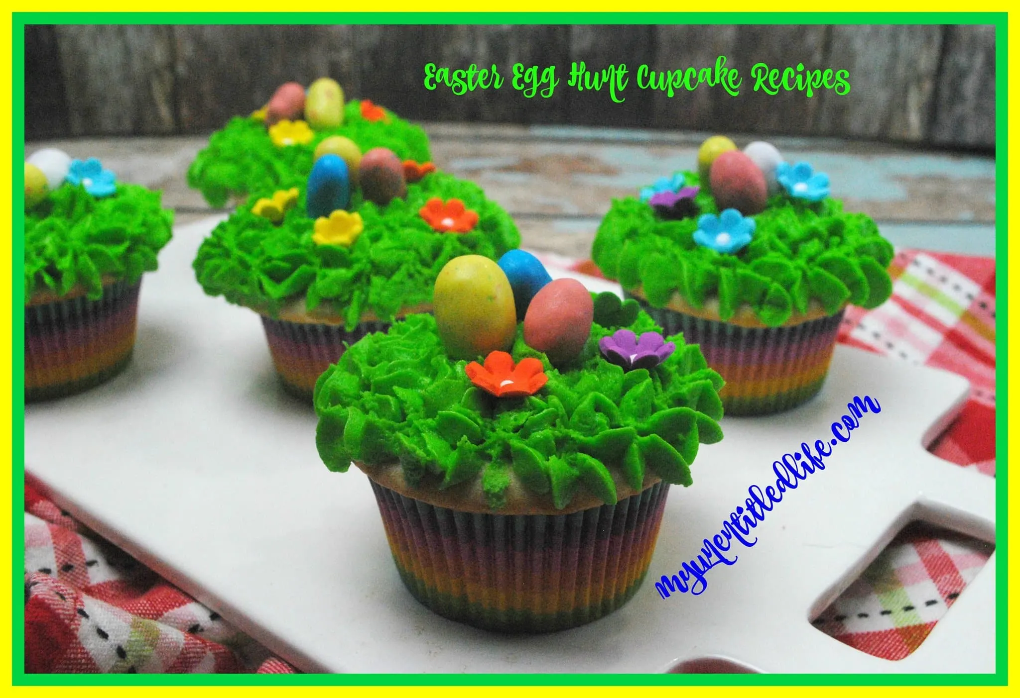 Easter Egg Hunt Cupcakes