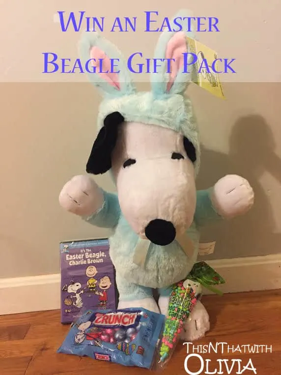 Enter to win a Peanuts Easter Beagle Package