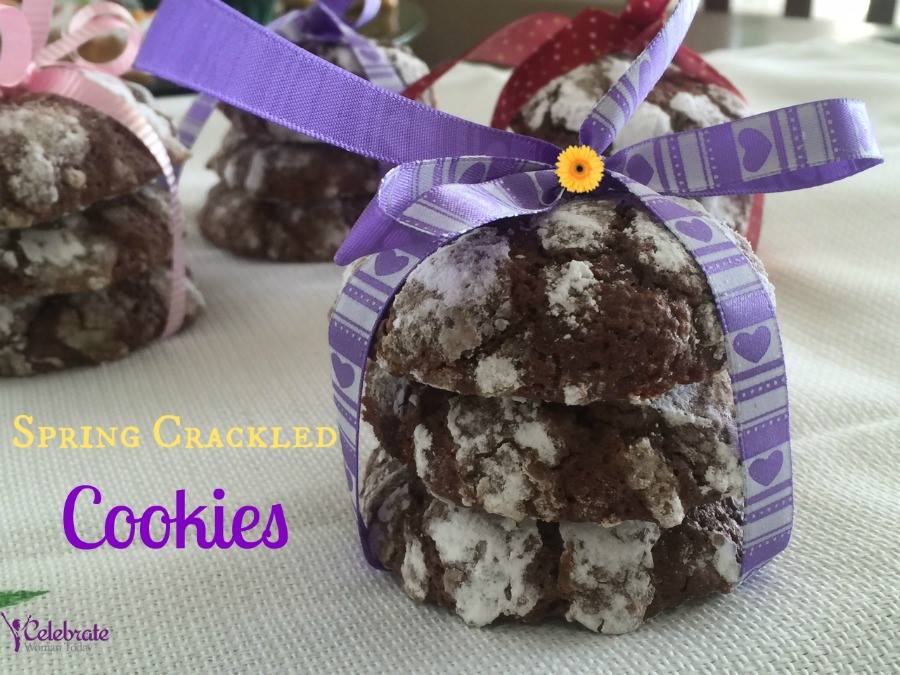 Spring Crackled Cookies #12daysof