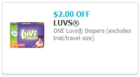 $2 off Luvs Coupon