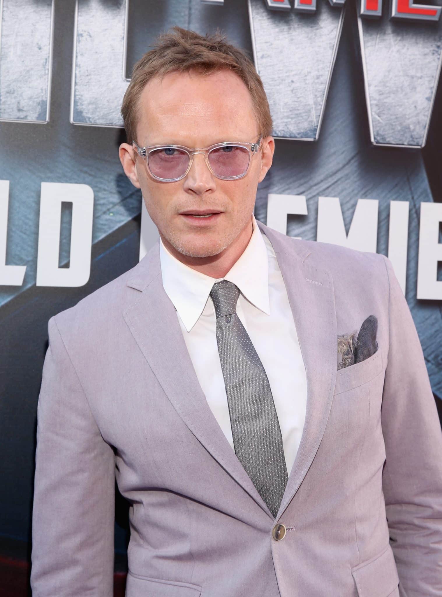HOLLYWOOD, CALIFORNIA - APRIL 12: Actor Paul Bettany attends The World Premiere of Marvel's "Captain America: Civil War" at Dolby Theatre on April 12, 2016 in Los Angeles, California. (Photo by Jesse Grant/Getty Images for Disney) *** Local Caption *** Paul Bettany