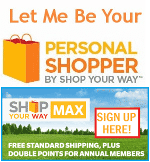 Shop Your Way Rewards Personal Shopper