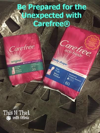 Be Prepared for the Unexpected with Carefree® + Workout Routine! #SpeakFreelyCarefree | ThisNThatwithOlivia.com