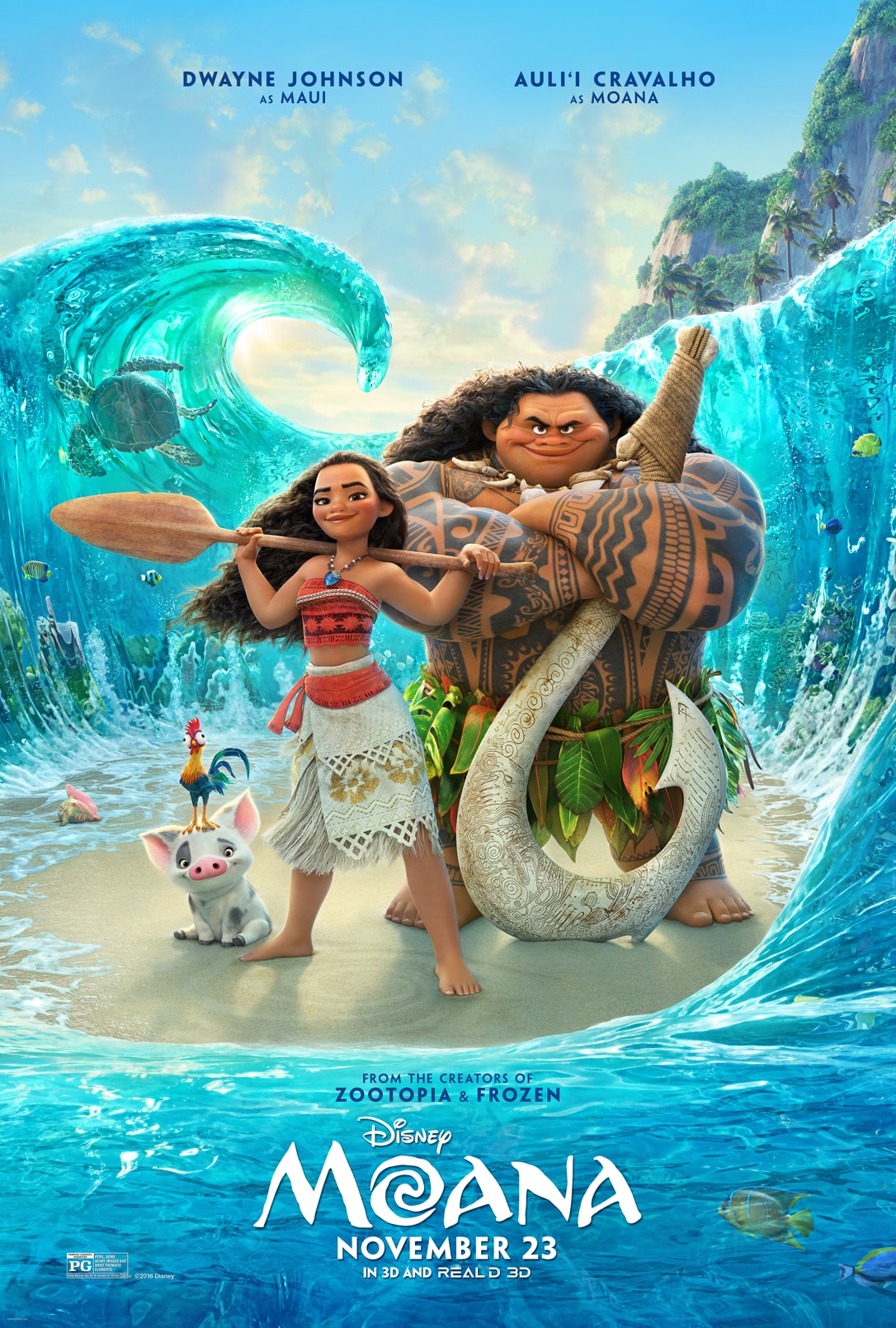 "You're Welcome" Clip from Moana!! #Moana