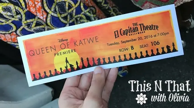 Queen of Katwe Premiere Experience #QueenOfKatweEvent | ThisNThatwithOlivia.com