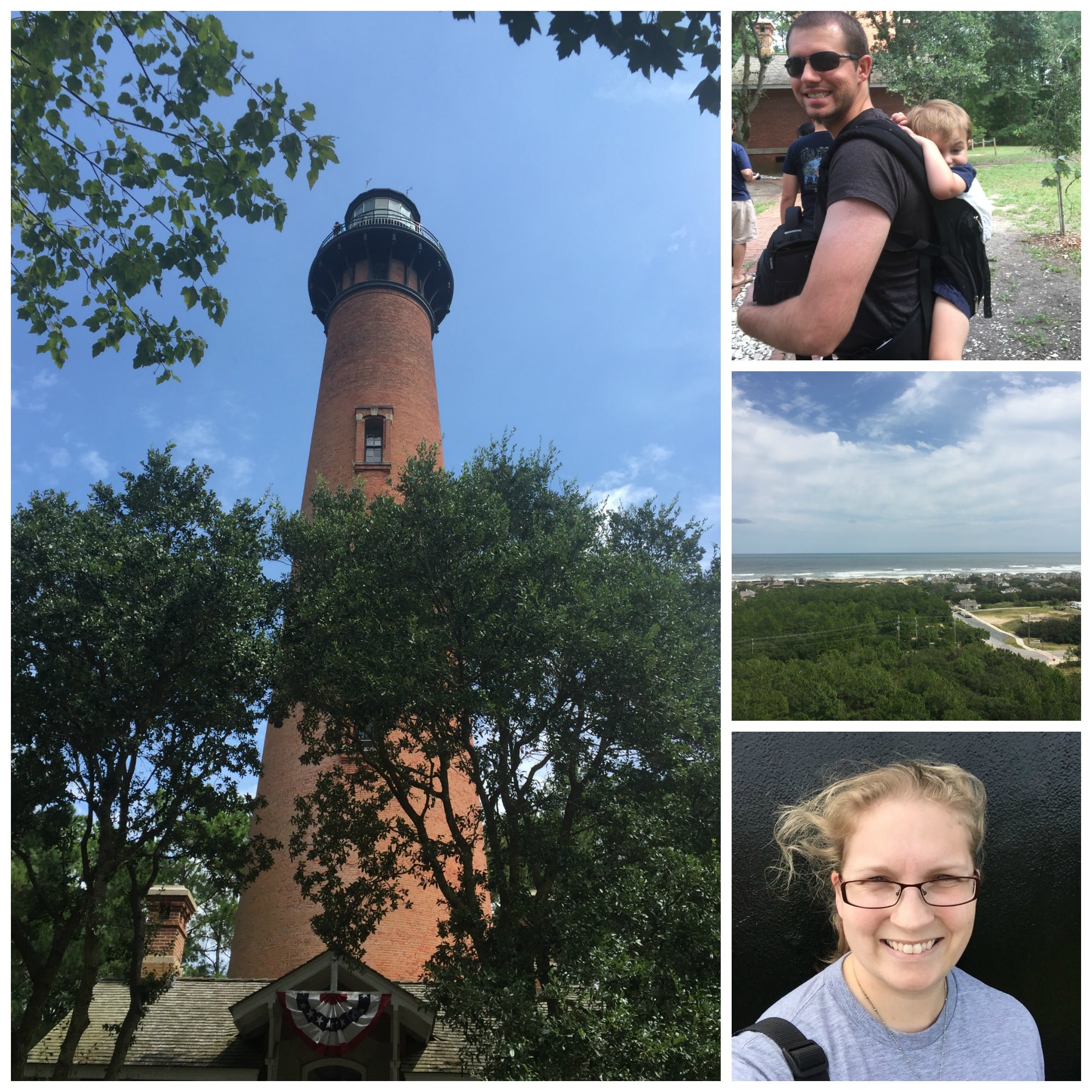 befunky-collageVisiting the Currituck Lighthouse + Whalehead House! #OuterBanks #Travel #Hosted | ThisNThatwithOlivia.com