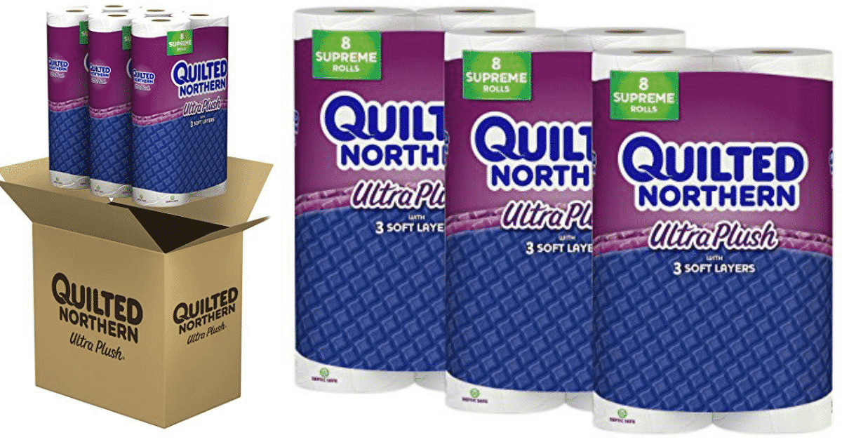 Amazon: Quilted Northern Supreme 24-Count Ultra Plush Toilet Paper Rolls Just $19.83 Shipped 