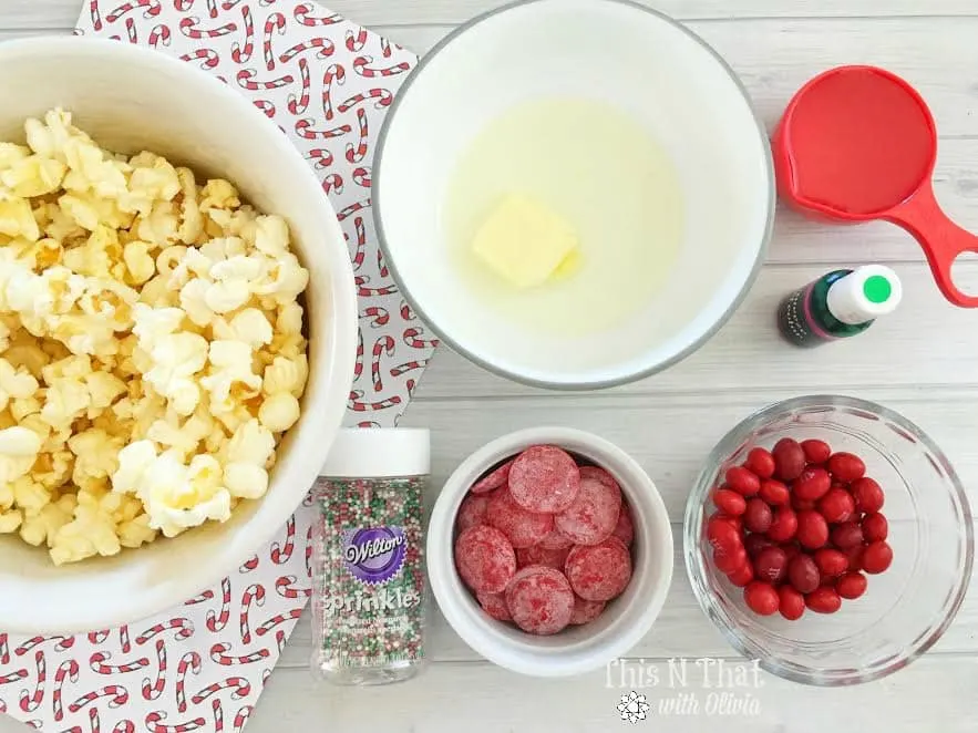 Homemade Christmas Popcorn Recipe | ThisNThatwithOlivia.com