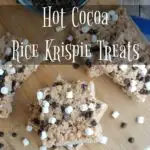 Hot Cocoa Rice Krispie Treats | ThisNThatwithOlivia.com