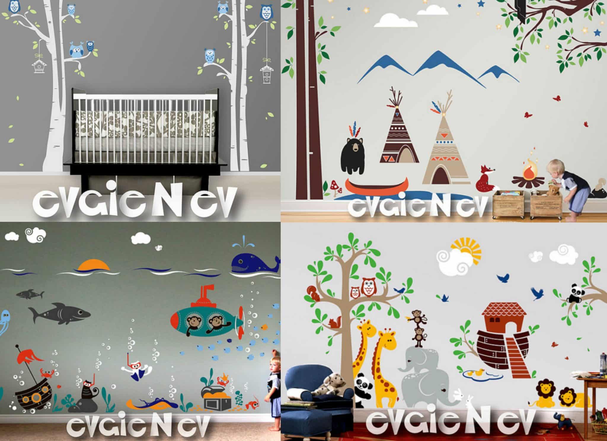 Win a Nursery Makeover from EvgieNev Wall Decals! Ends 9/29 @evgie #WallDecals #baby