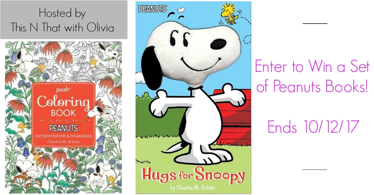Win a Peanuts Coloring Book + Kid's Book! #PeanutsAmbassador #Snoopy #Peanuts