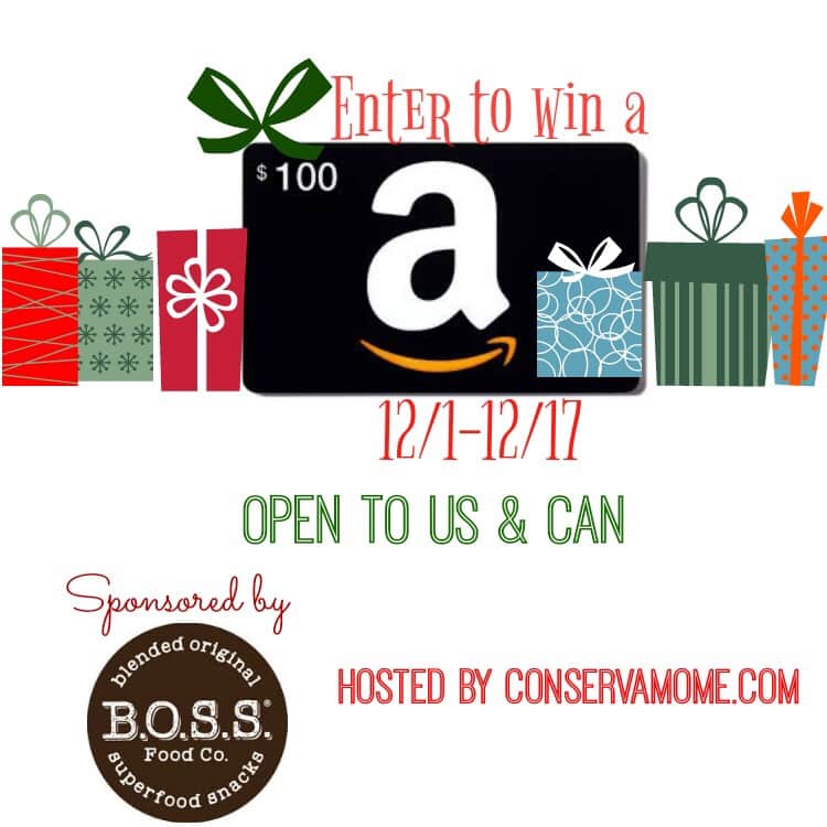 Fuel Your Holidays with B.O.S.S. Food Company + Win a $100 Amazon Gift Card! 
