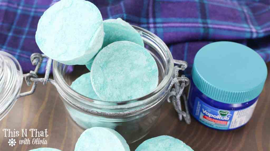 Congestion got you down? These DIY Vapor Rub Shower Melts will offer the relief you need.