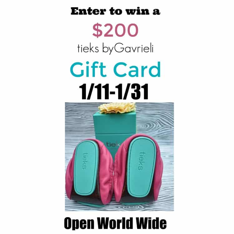 Enter to Win a $200 Tieks Gift Card