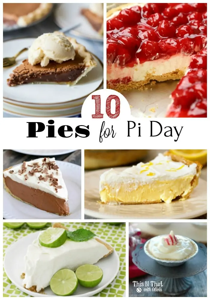 10 Pies for Pi Day