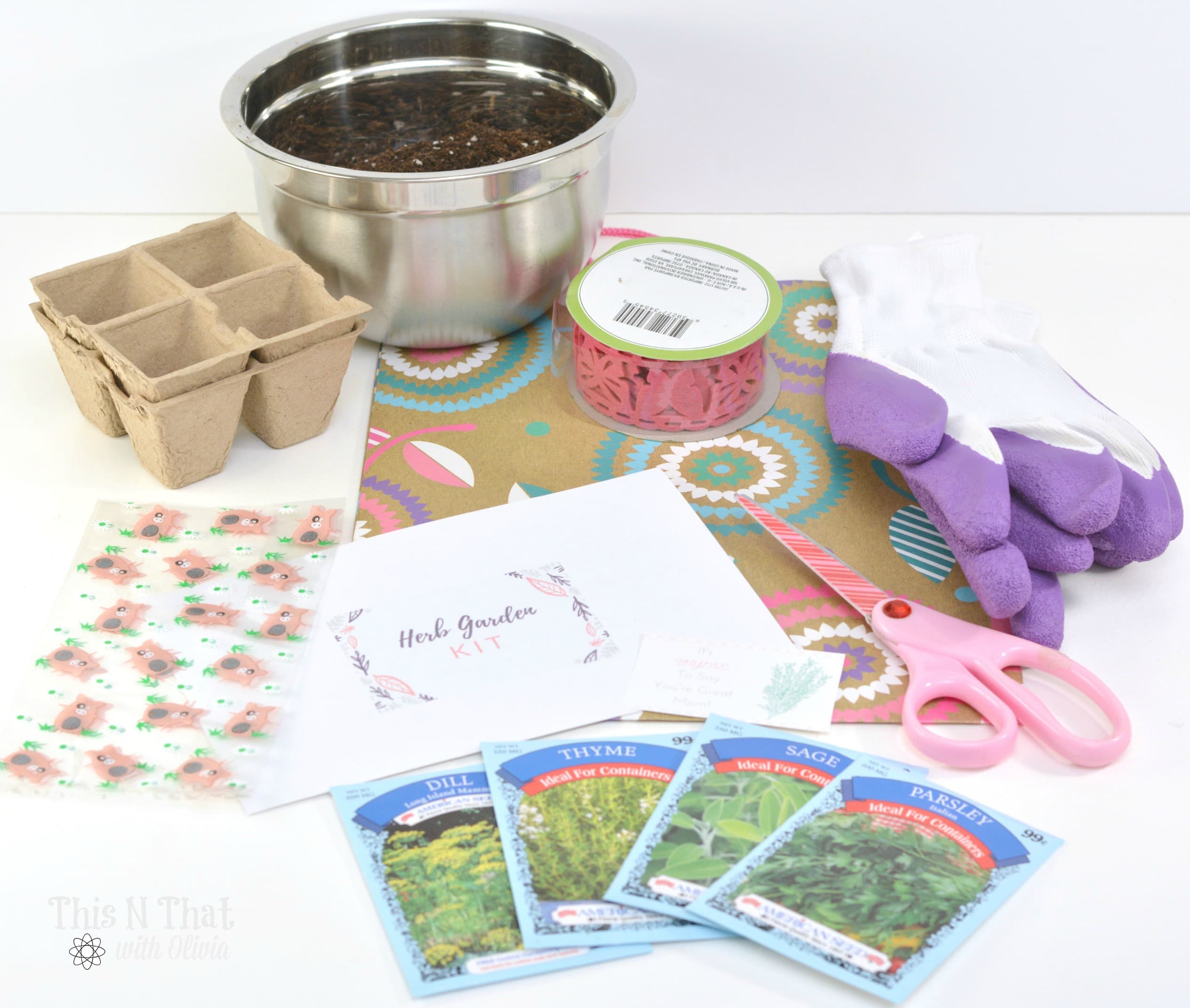 DIY Mother's Day Herb Garden Kit