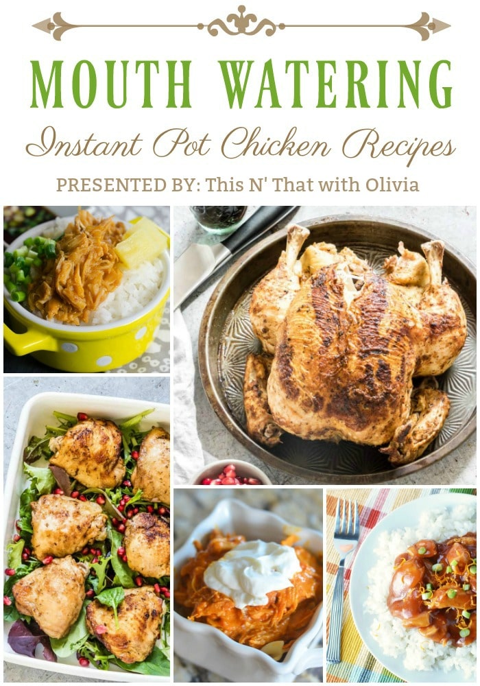 20 Mouth Watering Instant Pot Chicken Recipes 