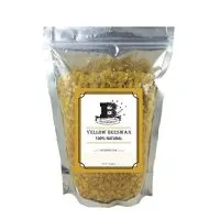 BEESWAX PELLETS, YELLOW, 1lb-Cosmetic Grade-Triple Filtered Beeswax. Must Have For Many Different Projects