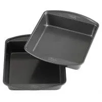 Wilton Perfect Results Non-Stick Square Cake Pans, 8-Inch, Multipack of 2