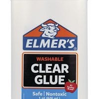 ELMERS 2024691 Elmer's Liquid School Glue, Clear, Washable, 32 Ounces - Great for Making Slime
