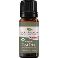 Plant Therapy Tea Tree Oil Organic (Melaleuca Essential Oil) | 100% Pure, Natural, Therapeutic Grade | 10 milliliter (1/3 ounce)