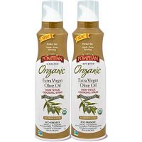 Pompeian Organic Extra Virgin Olive Oil Non-Stick Cooking Spray - No Propellants, Eco Friendly