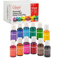 Food Coloring Liqua-Gel - 12 Color Variety Kit in .75 fl. oz. (20ml) Bottles