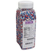 Mini Stars Red, White and Blue Quins Sprinkles Mix