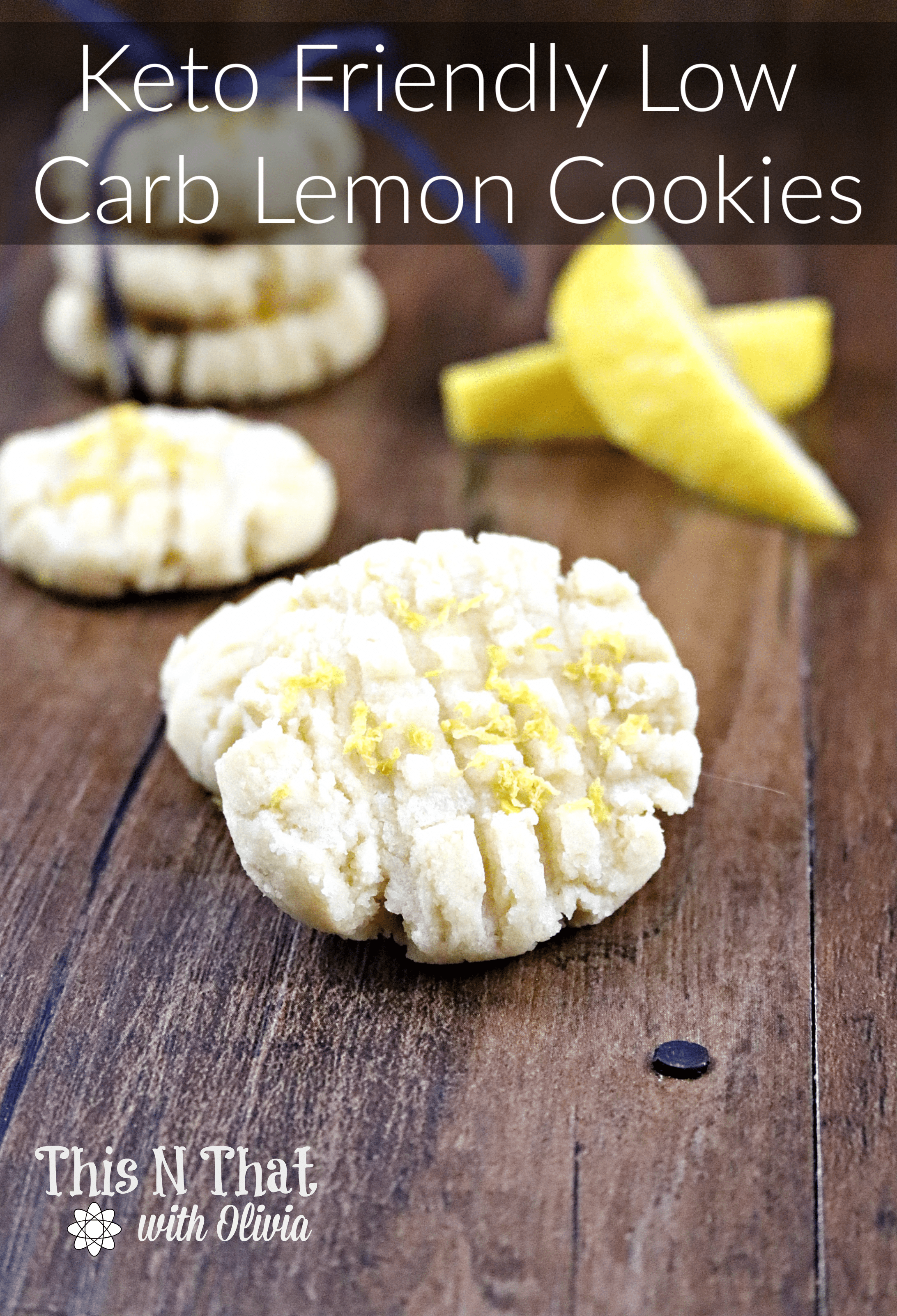 Keto Friendly Low Carb Lemon Cookies Recipe!