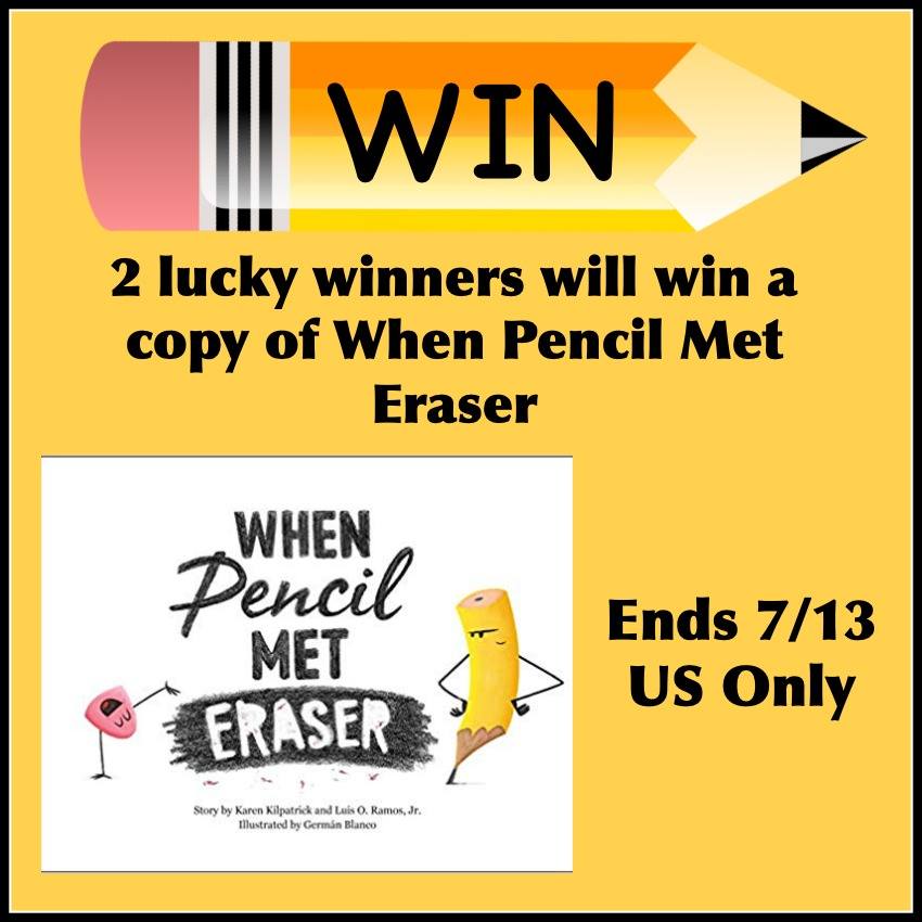 Enter to Win a Copy of When Pencil Met Eraser - 2 Winners - Ends 7/13