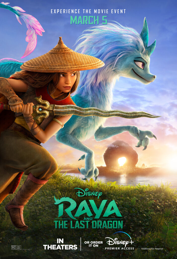 Disney's Raya and the Last Dragon Streaming with Premiere Access on Disney+