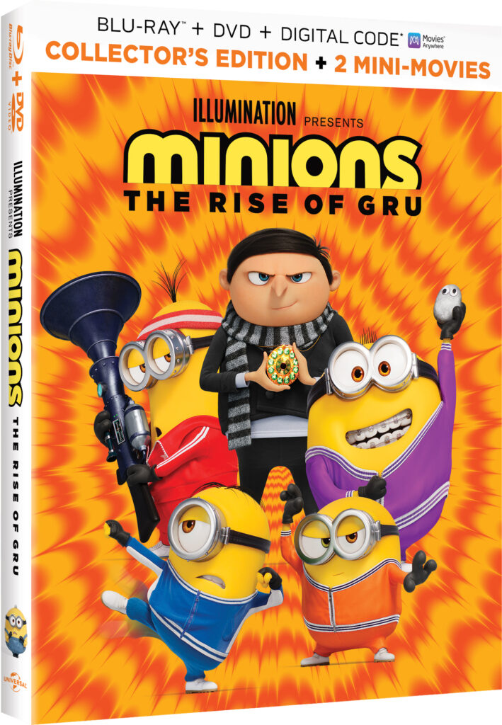 Minions: The Rise of Gru on Digital August 30 & Blu-Ray September 6