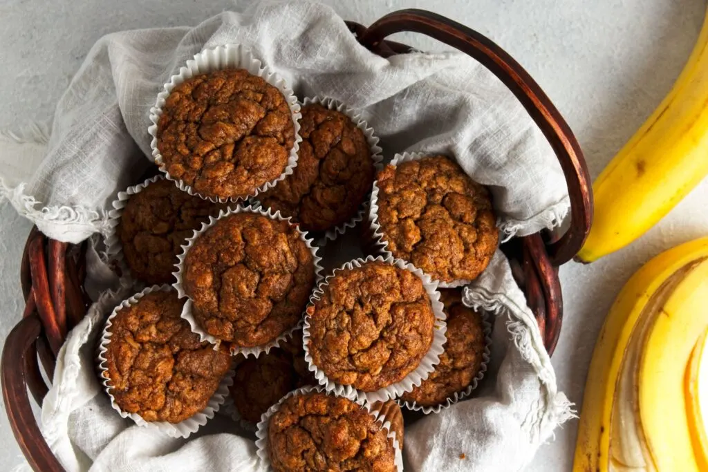 Delicious Vegan & Soy Free Banana Oat Muffins