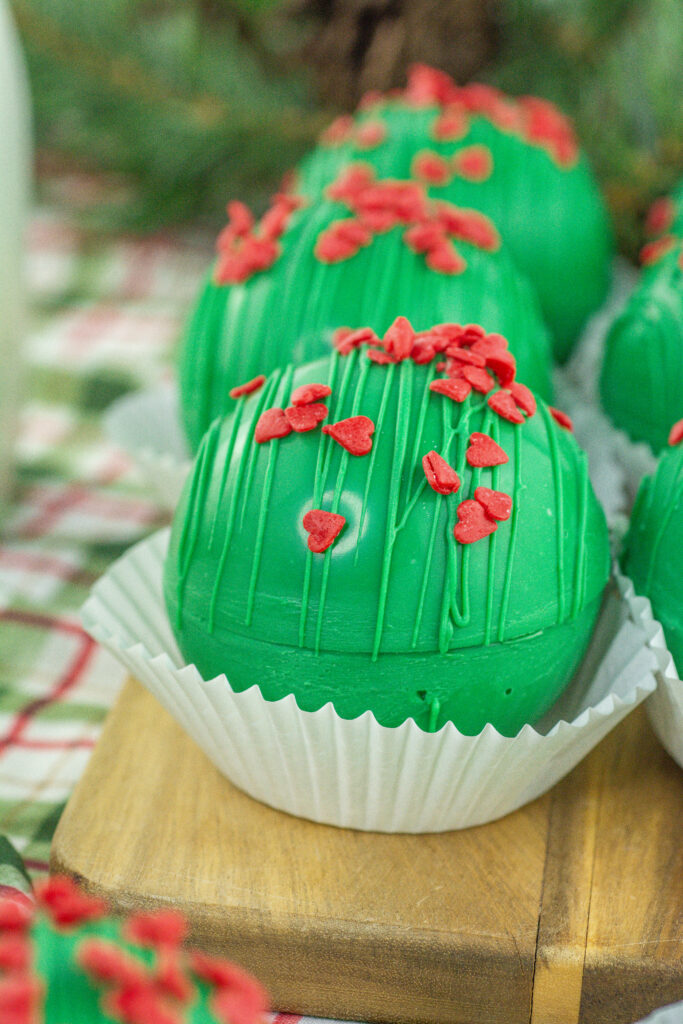 Grinch Hot Cocoa Bombs